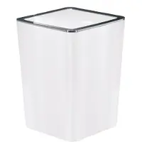 Kleine wolke Match prullenbak 18x18x24,3cm, wit
