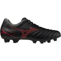 Mizuno Monarcida Neo III Select Gras Voetbalschoenen (FG) Zwart Rood