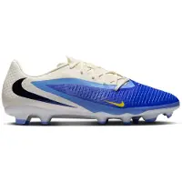 Nike Phantom 6 Low Academy Gras / Kunstgras Voetbalschoenen (MG) Wit Blauw Geel