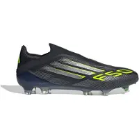 Adidas F50 Elite Veterloze Gras Voetbalschoenen (FG) Zwart Zilver Neongeel