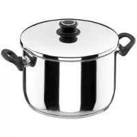 Lacor roestvrijstalen pot 26cm met deksel - - 85126