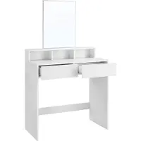 Vasagle Kaptafel met rechthoekige spiegel