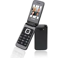 Olympia Luna - Fliphoesje - Dual-SIM - 6,1 cm (2,4 inch) - Bluetooth - 600 mAh - Zwart