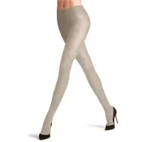Falke Legging Women Family Rib Panty Linen Melange-Maat 48 / 50