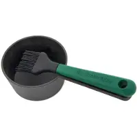 Big Green Egg Gietijzeren sauspan met kwast