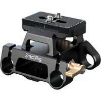 SmallRig 5365 Arca-Type Mount Plate Kit with 15mm Dual Rod Clamp