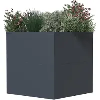 Westmann Talus s metalen plantenbak met bodem 50x50x50 cm -
