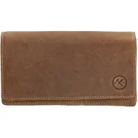 Hide & Stitches Overslag Portemonnee RFID Idaho Bruin