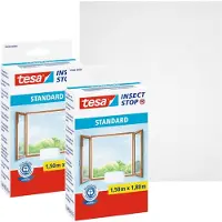 TESA STANDARD 55680-00500-04 Vliegenhor (b x h) 150 cm x 180 cm Wit 2 stuk(s)