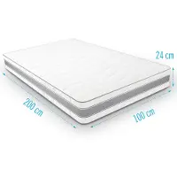Droommatras Koudschuimmatras INTENSOR 100x200 dikte 24 cm