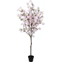 Intratuin Kunstplant Japanse Sierkers Roze D 17,5 H 180 Cm