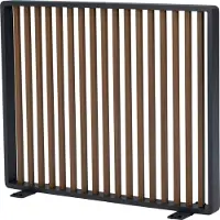 Intratuin Tuinscherm Hugo Antraciet / Naturel 180 X 30 X 120 Cm