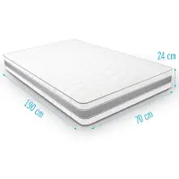 Droommatras Koudschuimmatras INTENSOR 70x190 dikte 24 cm