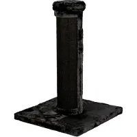 Dobar Kratzbaum Premium krabboom "Scratchy", hout, sisal, polyester, grijs, 55 x 80 x 55 cm