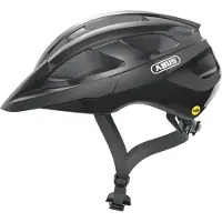 ABUS Fietshelm MACATOR MIPS shiny black L - 58-62 cm - zwart - Geschikt voor gebruik op elektrische fietsen - stadsfietsen - 310 g