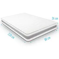 Droommatras Koudschuimmatras INTENSOR 80x210 dikte 24 cm