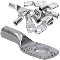 Kalitec 10 stuks HR1-4 standaard buiskabelschoenen 1,0-1,5 mm² M4 I zonder kijkgat I Made in Germany