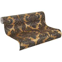 Rasch ZWART BRONZ BAROK BEHANG 515046
