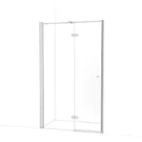 Maxaro Amber Douchedeur 125cm Chroom Helder Glas Draaideur | Douchedeur glas | Glazen Douchedeur | Nisdeur Douche