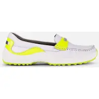 ZOO Adventure Mocassin Dames Mia Wit/Geel-Schoenmaat 37