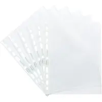 Exacompta 10x Zakje met 50 geperforeerde showtassen in gerecycled PP Forever 6/100e - A5 - Doorschijnend - 51100E