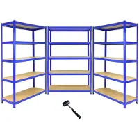 Monster Racking Monster rekken 3 Bay Garage rekken / berging serre rekken 5 Tier 1200mm breed T-RAX
