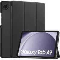Phonillico Cover geschikt voor Samsung Galaxy Tab A9 2023 - multi-positie volledige bescherming - Zwart