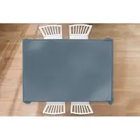 KitchenYeah Tafelkleed - Tafellaken - 220x150 cm - Kleuren - Blauw - Interieur - Binnen en Buiten