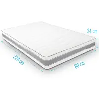 Droommatras Koudschuimmatras INTENSOR 80x220 dikte 24 cm