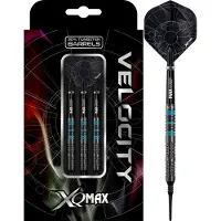 Xqmax Velocity M4 Aqua 90% Soft Tip - Dartpijlen 19 Gram