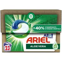 Ariel All-in-1 PODS – Aloë Vera – Wasmiddelcapsules – 23 stuks – +40% plantaardige ingrediënten