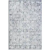 Home Collection Vloerkleed Saveh Rechthoekig - Crème/Blauw 120 x 160 cm