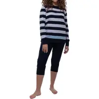 Ammann Pyjama 'Night & Home' blauw