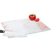 KitchenYeah Glazen Snijplank - 39x28 - Verf - Abstract - Design - Snijplanken Glas