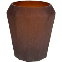 Baroque - Vaas - Vaas Diamond S 16 cm - Amber - Glas - 16x21x21 - Glass