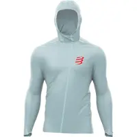 Compressport - Trail / Running kleding - Hurricane Waterproof 10/10 Jacket Grey Dawn voor Heren - Maat S - Grijs