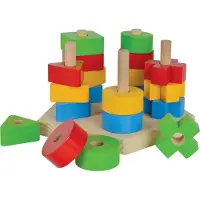 Eichhorn - Stapelspel - 21 Stuks - Houten speelgoed - vanaf 1 jaar