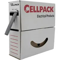 Cellpack 203676 Krimpkous zonder lijm Grijs 6 mm 2 mm Krimpverhouding:3:1 10 m