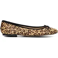 Inuovo Dames Ballerina's B16003 - Bruin - Maat 40