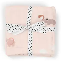 Done by Deer - Burp Cloth 2-pack - Playground Powder - 65 x 65 cm