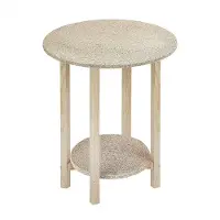 Wellhome Gazte Brancard Tafel Afwerking Zonder Vernis 50x50x75 Cm