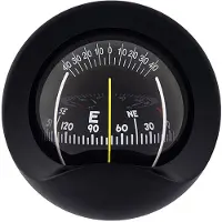 Autonautic Instrumental C9-0030 Bulkhead Compass Zwart