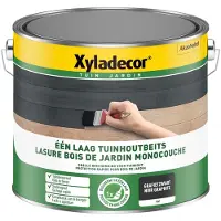XYLADECOR Eén Laag Tuinhoutbeits Grafiet Zwart 2,5L