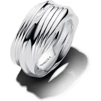 Pandora Ringen - Twisted Double Ring in silver | Maat 54