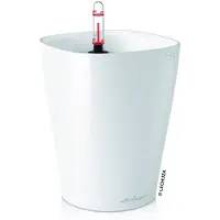 Lechuza 14900 Deltini Zelfbewaterende Bloempot, 6" x 6" x 7", Wit