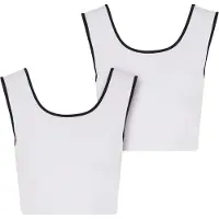 Urban Classics Top zwart / wit