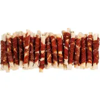Flamingo Hondensnack – R'Hide Staaf met eend 17cm – 36 stuks – glutenvrije hondensnoepjes zonder suikers – 1,8kg
