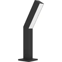 Eglo Ugento Sokkellamp - Staande lamp Buiten - Padverlichting - LED - 36 cm - Zwart/Wit