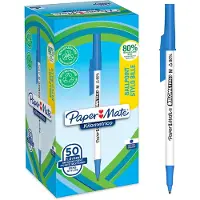 Papermate Kilometrico Balpen Blauw 0,7 mm Medium 50 Stuks