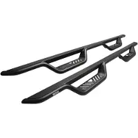 Westin 19-22 Chevrolet Silverado / GMC Sierra Crew Cab Outlaw Nerf Step Bars - Textured Black